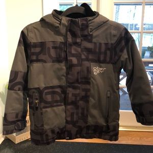 Obermeyer ski coat black size 6 in juniors